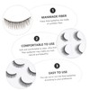BIUDECO 5 Pairs Natural Look Reusable Makeup Eyelashes Soft Manmade