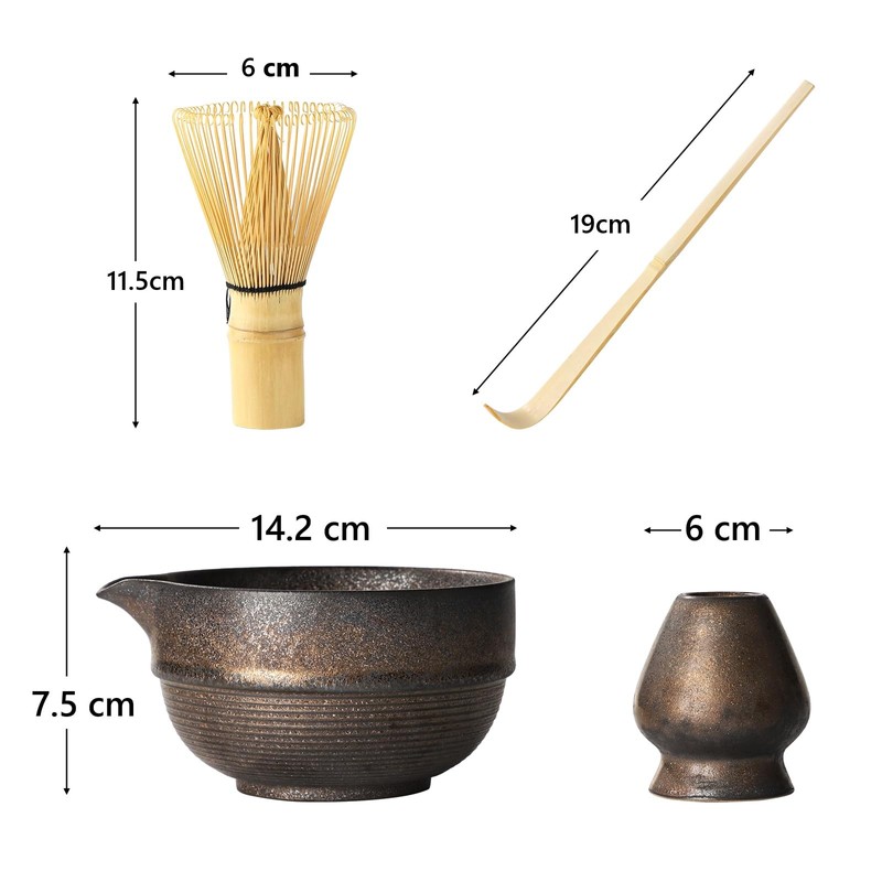Katakuchi Rice Bowl Set, Dotomae Set, Matcha Utensils, Chawan, Chasen
