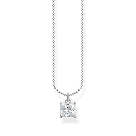 THOMAS SABO KE2156 Necklace with White Stone 925 Sterling Silver, Sterling Silver, No Gemstone