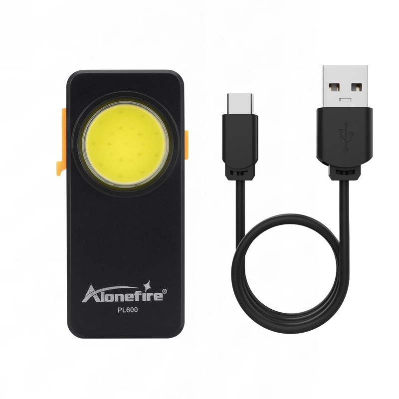 ALONEFIRE PL600 COB Clip-On Nursing Light Hands-Free Badge Light for