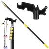 Leriton 24ft Long Telescopic Extension Pole with Utility Hook Multi-Purpose