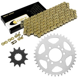 Caltric Drive Chain & Sprockets Kit For Suzuki LT-F160 Quadrunner 160 2X4 1991 1992-2004