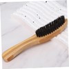Mikinona 3sets Bristle Curly Hair Brush for Men Beard Comb