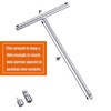 WINTOWIN 3/8" Drive T Handle Wrench with Long Reach-Chromium Vanadium