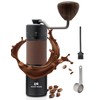 Manual Coffee Grinder, Portable Hand Stainless Steel Conical Burr Coffee