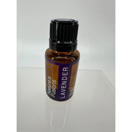 Nature's Fusions Lavender Natural Essential Oil For Aromatherapy & Stress 15 ml