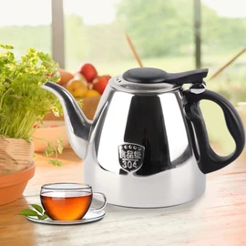 1.2L 1.5L Stove Top Teapot, Stainless Steel Tea Kettle, Stainless Steel Teapot, Stainless Steel Coffee Pot for Home (1.5L)