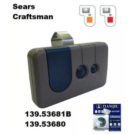 Craftsman Sears Replacement Garage Door Opener Visor Remote For Red Learn Button