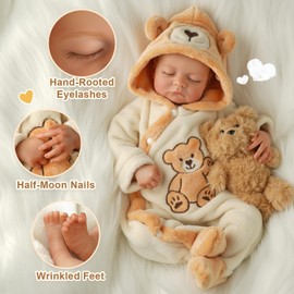 BABESIDE Realistic Reborn Baby Dolls Boy Noah, 20 Inches Soft Full Vinyl Body Realistic Baby Dolls, Real Life Baby Doll with Toy Accessories Gift Set for Kids Age 3+