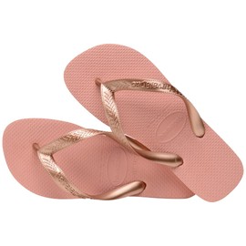 Havaianas Women's Top Tiras Flip Flop Sandal, Rose Nude, 6 M US