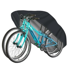 Bicycle Cover Waterproof 500D Oxford Fabric Bicycle Garage Outdoor 200 x 110 x 70 cm High Quality Bicycle Rain Cover Tarpaulin with Lock Eyelets Sun Protection Tear Resistance with Bag