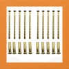 Universal Hardware M4 Door Handle Screws Brass with Bolt Connecting