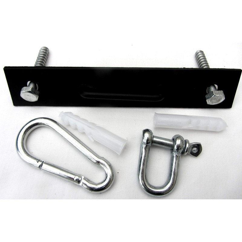 SHIHAN-17 SOLID Boxing Bag HOOK Setup Station in Home Gym.