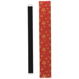 ゴーセン(GOSEN) オーバーグリップ 和柄 「花」 赤×金 B815REG