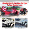 Goldfire 1 Pair Floor Board Highway Road Pegs Adjustable Can