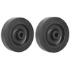 2Pcs Rubber Wheel 5kw-6.5kw Gasoline Engine Generator Mute Wheels Replacement