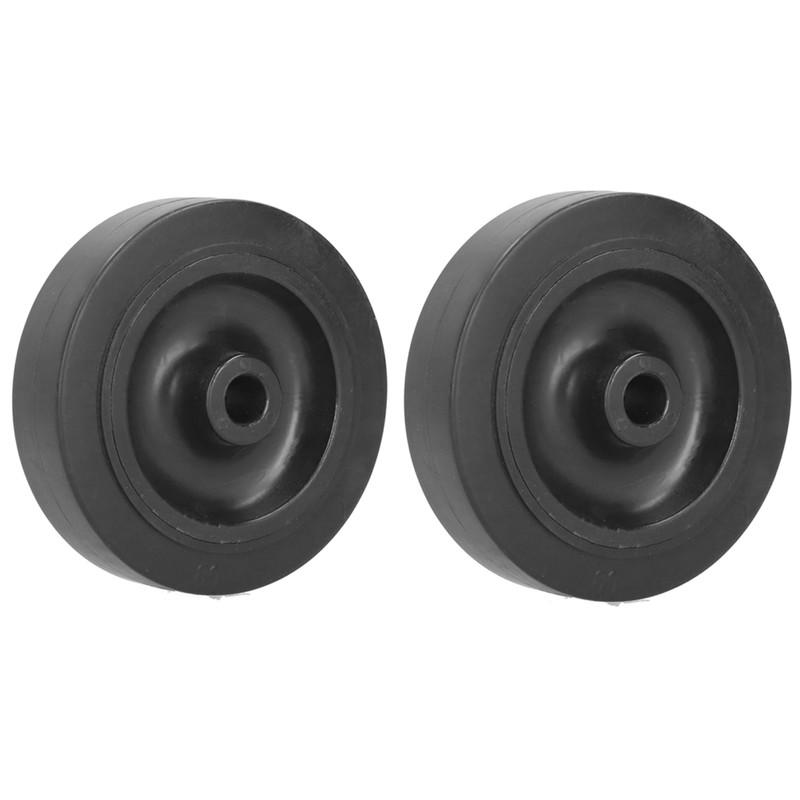 2Pcs Rubber Wheel 5kw-6.5kw Gasoline Engine Generator Mute Wheels Replacement