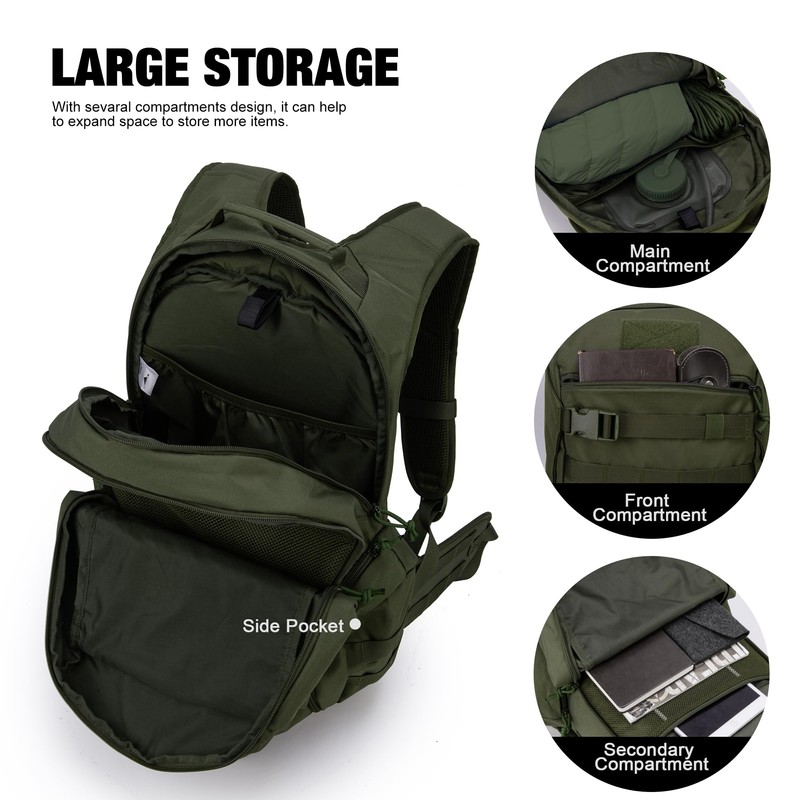 Mardingtop 28L Tactical Backpacks Practical Military Rucksack with Molle System