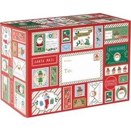Jillson Roberts Medium Christmas Mailing Gift Boxes, North Pole Bound (24 Pcs)