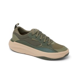 Reef Men's Fanning Shoe, Lightweight, Cushion Footbed, Bottle Opener, Olive/Tan, 10.5