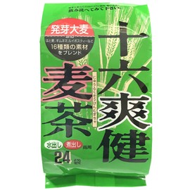 Zenyakuno Juroku Sougen Barley Tea Bag, Cold Brew, Boiled for Both Use, 6.3 oz (192 g) (8 g x 24 Bags)