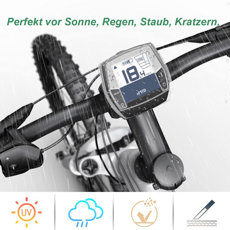 EFEALL Transparent Protective Case for Bosch Intuvia Bicycle Computer Transparent