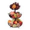 Rice rat 3-Tier Fruit Bowl Metal Wire Fruit Basket Bread