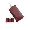 Key Case, Genuine Leather, 6 Layers, Trifold Card Key Case,