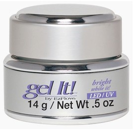 EZ Flow Bright White It LED/UV Nail Color, 0.5 Ounce (Pack of 6)