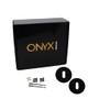 ONYX DESIGN Keyhole Escutcheon on Matt Black Keyhole Cover on