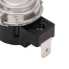 Kadimendium 2Pcs Thermostat Switch Sensitive Auto 250V 25A KSD302R Dual