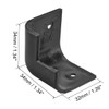 sourcing map 4 Pieces Corner Protectors Cabinets Edge Stackable Speaker
