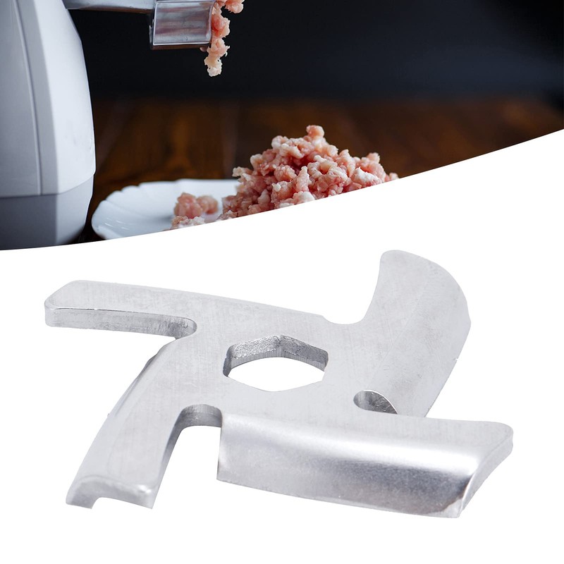 Meat Grinder Blade,Electric Mincer Blade Stainless Steel Cross Grinding Plate