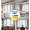 2 Pcs Blind Duster for Wood Blinds, 7 Finger Blind