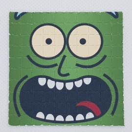 Pickle Rick Blotter Art Psychedelic Art Gift Acid Art 100 Tab Sheet