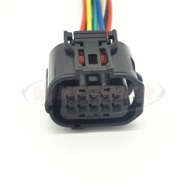 WINTRIMER For Toyota Lexus Blind Spot Monitor Sensor 10-Way Connector Pigtail 90980-12380