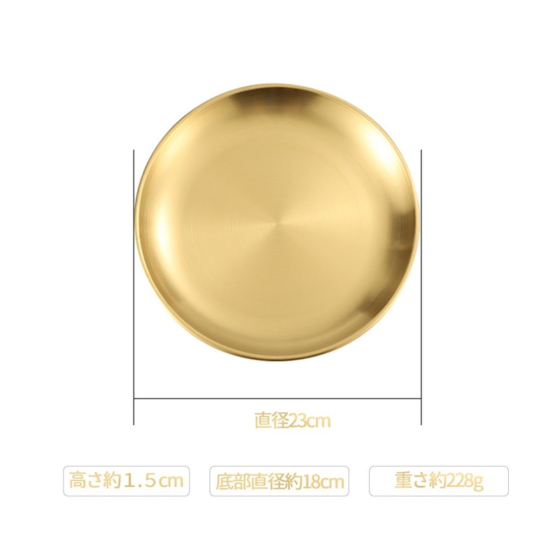 Desirable Stainless Steel Round Plate, Small Plate, Dinner Plate, Stainless
