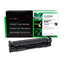 Clover Remanufactured Toner Cartridge (Reused OEM Chip) Replacement for HP 206A (W2110A) | Black