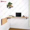 Highdecora Folding Shelf Bracket, 2 Pcs Heavy Duty Foldable Shelf