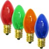 Brite Star Bulbs 4 Pk C7 Replacement, Transparent Multi, Multicolor