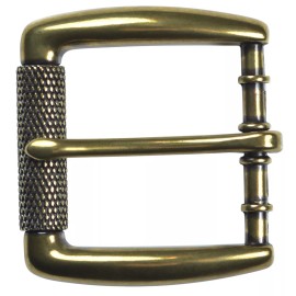 TheBeltShoppe.com Gold Finish Roller Belt Buckle for 1 1/2" Belts - The Belt Shoppe