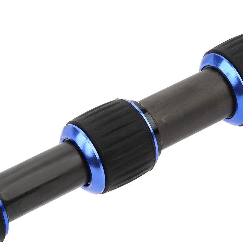 C-222 Carbon Fiber Portable Outdoor Telescopic Monopod Tripod Mountaineering Cane