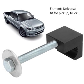 Pickup Truck Tool Box Tie Downs Aluminum J Hook Crossover Black 2 Pcs Aluminum Mounting Clamps for Pickup Truck Tool Box Mount Tie Downs J Hook Crossover Tool Box Pickup Truck Tool Box Mounting Kit