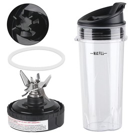 Joyparts Replacement Parts Blade with cup,Compatible with Ninja Blender BL201/BL200, Accessories suitable for Ninja BL201C/BL209/BL203QBK (6 Fins)