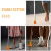 KICHOUSE Elderly Comfortable Crutch Foot Pad Plastic Cane Tips Non-Slip