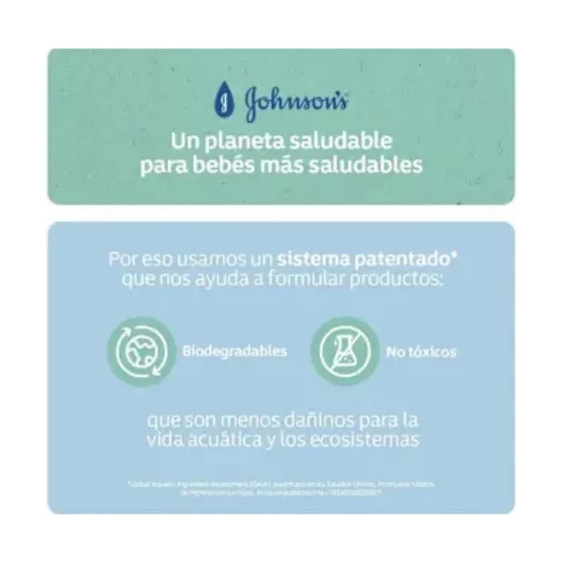 JOHNSON'S 2 Pack Shampoo Johnson's Gotas de Brillo 1 Litro