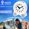 RUNCAR Atomic Talking Clock 5 Sets of Separate Alarms English