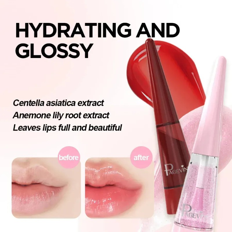 Kit De Páginas De Labios 4 Labiales Plump Hidratante