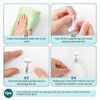 3 cestas colgantes de malla plegable para ropa sucia, con