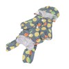 Dog Raincoat Hooded Reflective Windproof Breathable Lightweight Pet Rain Jacket